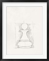 Framed Chess Set Sketch V