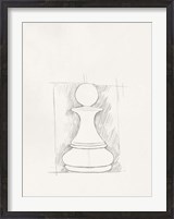 Framed Chess Set Sketch V