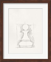 Framed Chess Set Sketch V