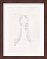 Framed Chess Set Sketch VI