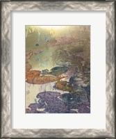 Framed Monet's Landscape III
