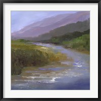 Framed Mountain River I