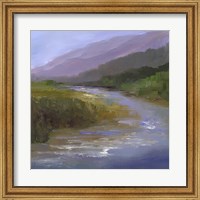 Framed Mountain River I