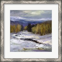 Framed 'Winter III' border=