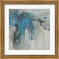 Framed Painterly Teal II