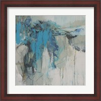 Framed Painterly Teal II