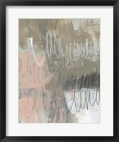 Twombly Script II Framed Print