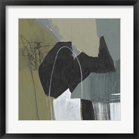 Puzzle in Neutrals I Framed Print