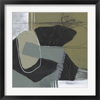 Framed 'Puzzle in Neutrals II' border=