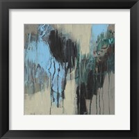 Framed Ocean Blue Abstract II