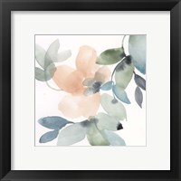 Framed 'Water and Petals IV' border=