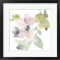 Framed Sweet Petals and Leaves IV