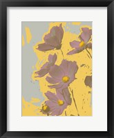 Framed Pop Art Floral I