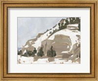 Framed Snowy Rise II