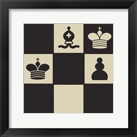 Framed 'Chess Puzzle II' border=