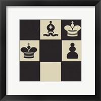 Framed 'Chess Puzzle II' border=