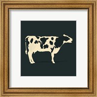 Framed 'Refined Holstein I' border=
