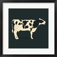 Refined Holstein I Framed Print