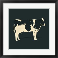 Refined Holstein II Framed Print