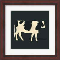 Framed 'Refined Holstein III' border=
