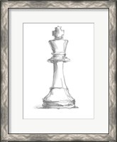 Framed Chess Piece Study II