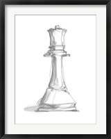 Framed Chess Piece Study III