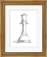 Framed Chess Piece Study III