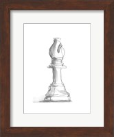 Framed Chess Piece Study IV