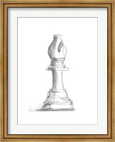 Framed Chess Piece Study IV