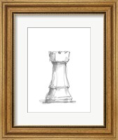 Framed Chess Piece Study V