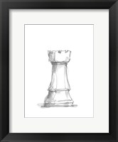 Framed Chess Piece Study V