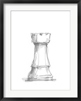 Framed Chess Piece Study V