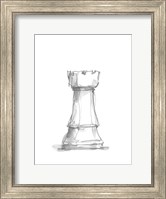 Framed Chess Piece Study V