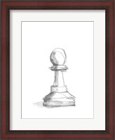 Framed Chess Piece Study VI