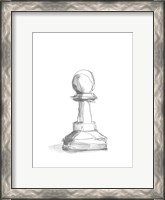 Framed Chess Piece Study VI