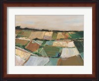 Framed Pastel Fields I
