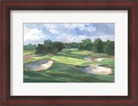 Framed Golf Course Study III