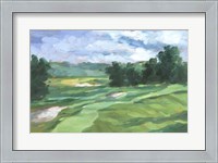 Framed Golf Course Study IV