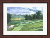 Framed Golf Course Study IV