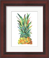 Framed Bright Pop Pineapple I