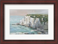 Framed White Sea Cliffs II