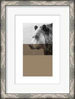 Framed Geo Bear
