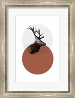 Framed Geo Elk