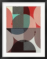 Framed Graphic Colorful Shapes II