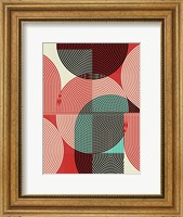Framed Graphic Colorful Shapes III