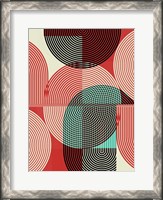 Framed Graphic Colorful Shapes III