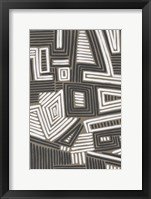 Abstract Maze II Framed Print