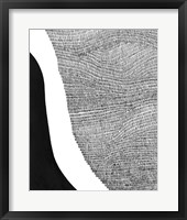 Black & White Abstract I Framed Print