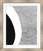 Framed Black & White Abstract II