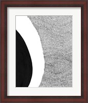 Framed Black & White Abstract II